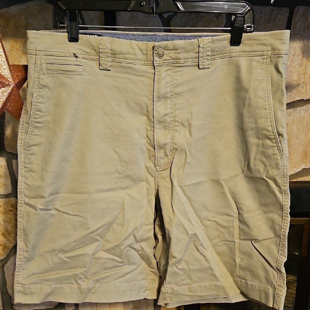 Kirkland Signature Tan Flat Front Shorts